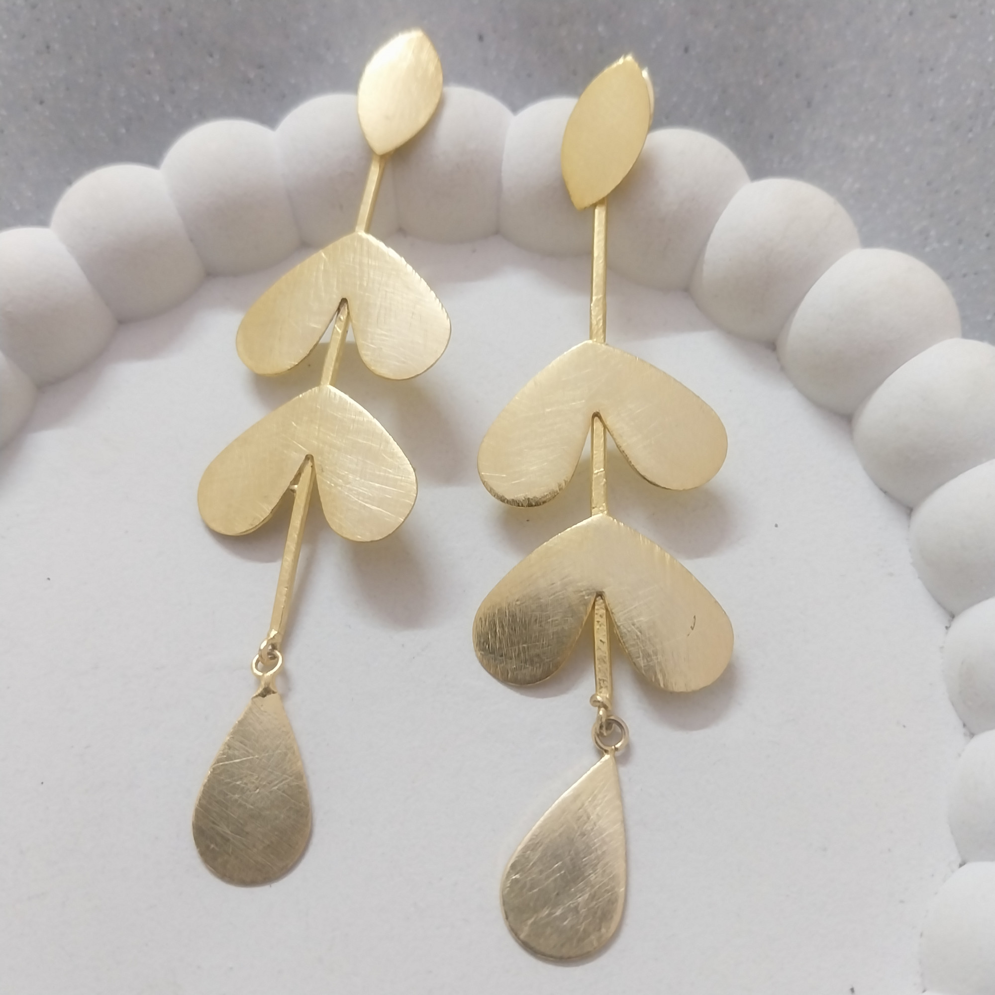 VATAVE 22kGold Platted Brass Earring For Girls VTB-1204