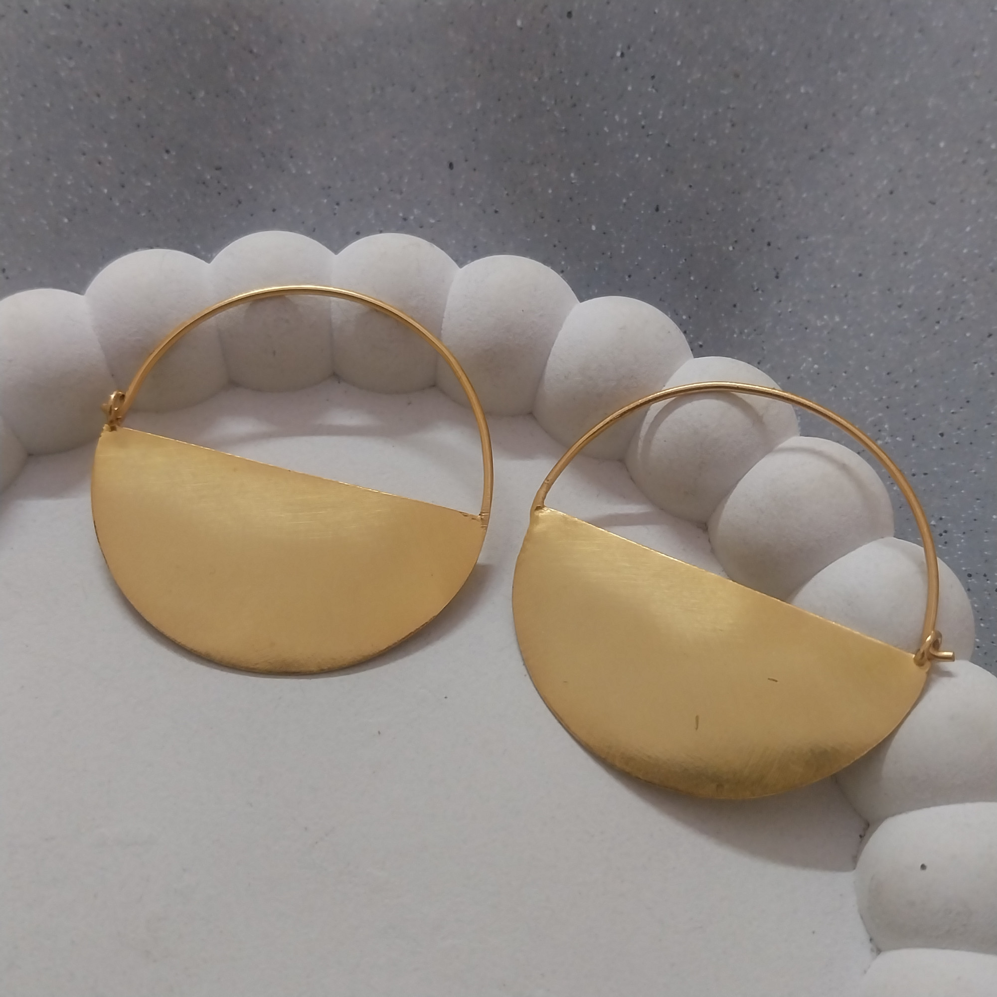 VATAVE 22k Gld Platted Brass Jewelry Earrings VTB-1208