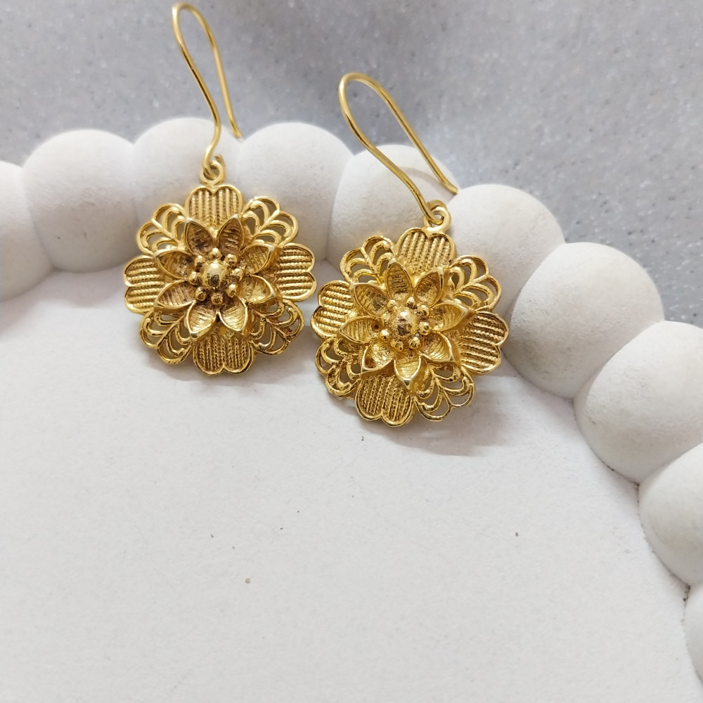Image of VATVAE  22K Gold Platted Brass jewelry earring VTB-1215