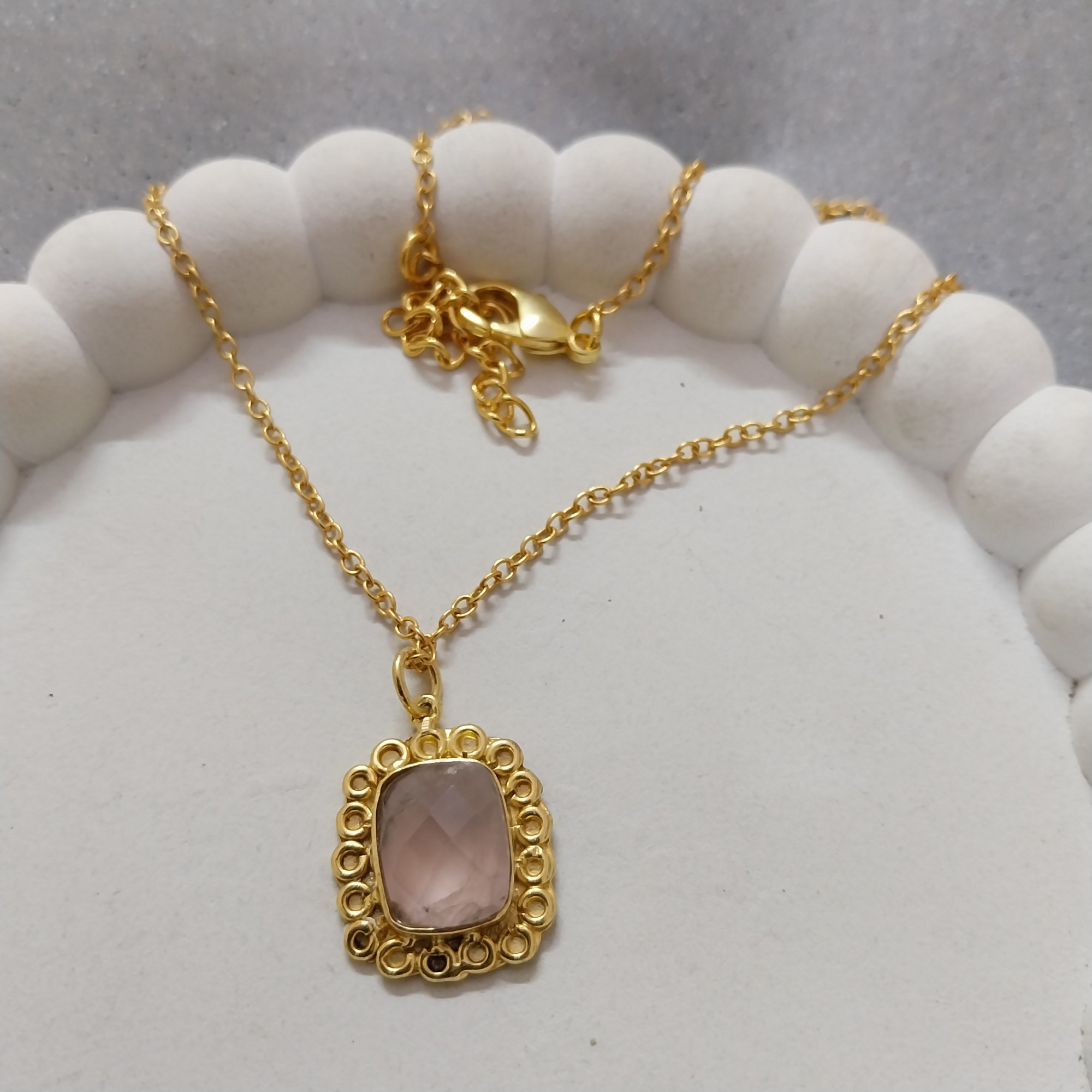 VATAVE 22k Gld Platted Brass Jewelry Necklace VTB-1220