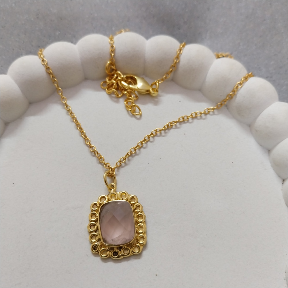 Image of VATAVE 22k Gld Platted Brass Jewelry Necklace  VTB-1220