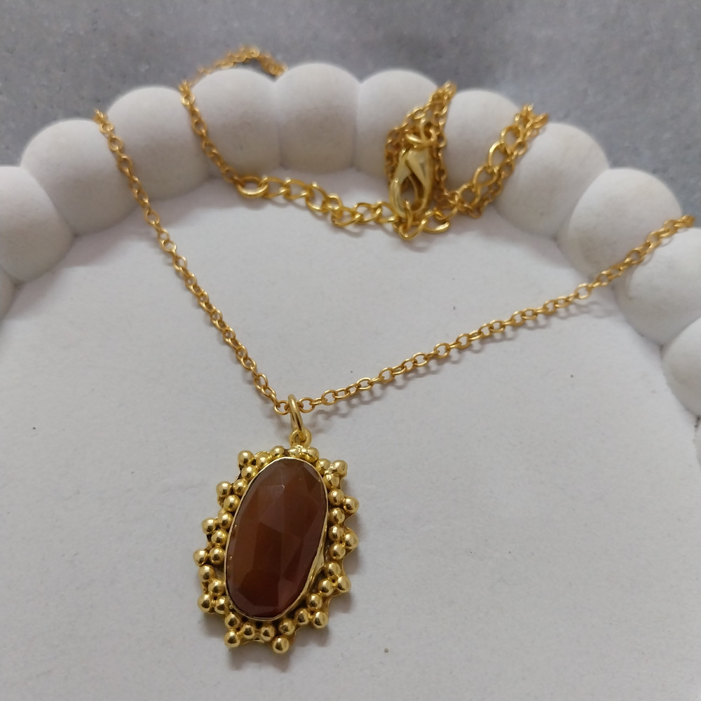 Image of VATAVE 22k Gld Platted Brass Jewelry Necklace  VTB-1221
