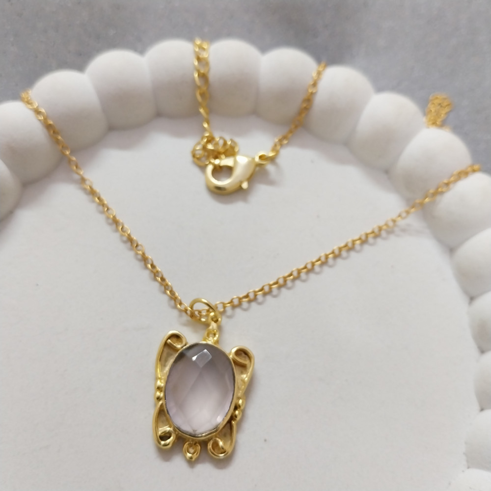 Image of VATAVE 22k Gld Platted Brass Jewelry Necklace  VTB-1222