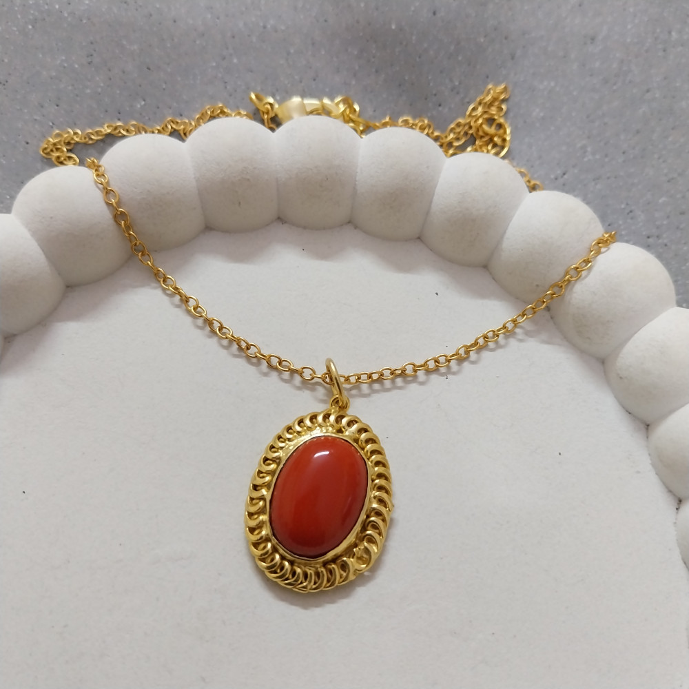 Image of VATAVE 22k Gld Platted Brass Jewelry Necklace  VTB-1223