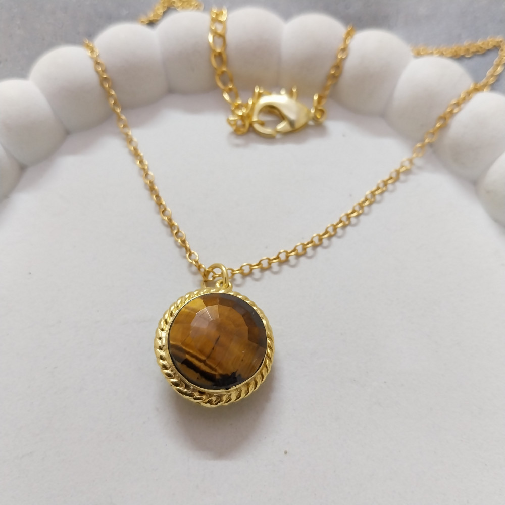Image of VATAVE 22k Gld Platted Brass Jewelry Necklace  VTB-1224