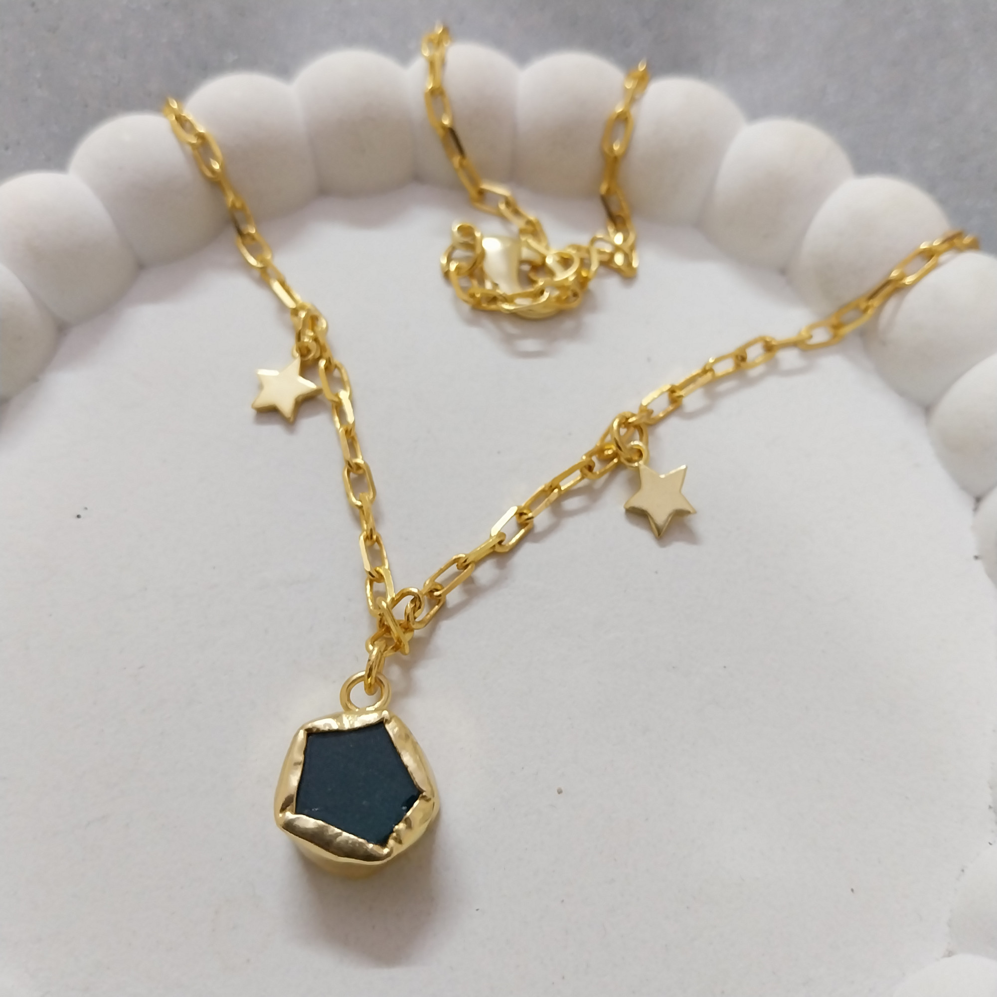VATAVE 22k Gld Platted Brass Jewelry Necklace VTB-1226