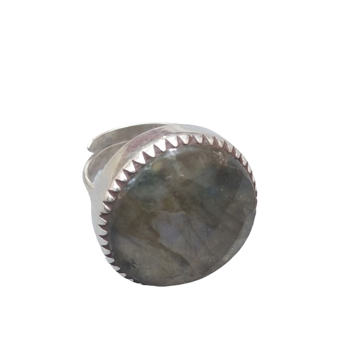 Vatave 925 Silver Ring With Laboride Gemstone