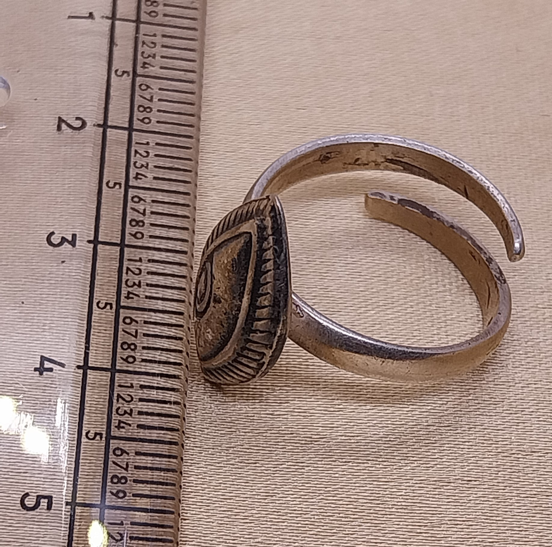 VATAVE 925 SILVER RING EVIL EYE FOR GIRLS AND WOMEN