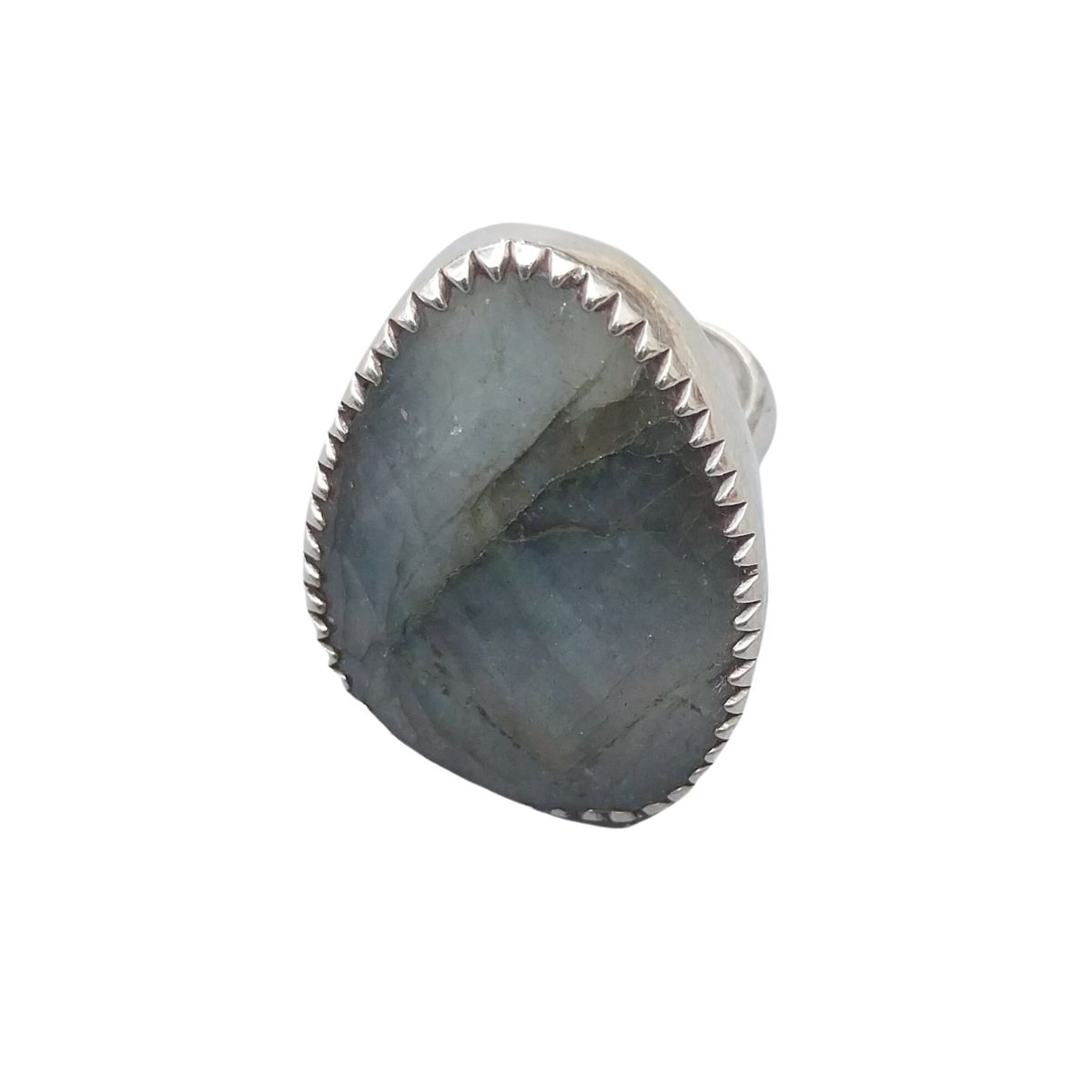 Vatave 925 Silver Ring With Laboride Gemstone