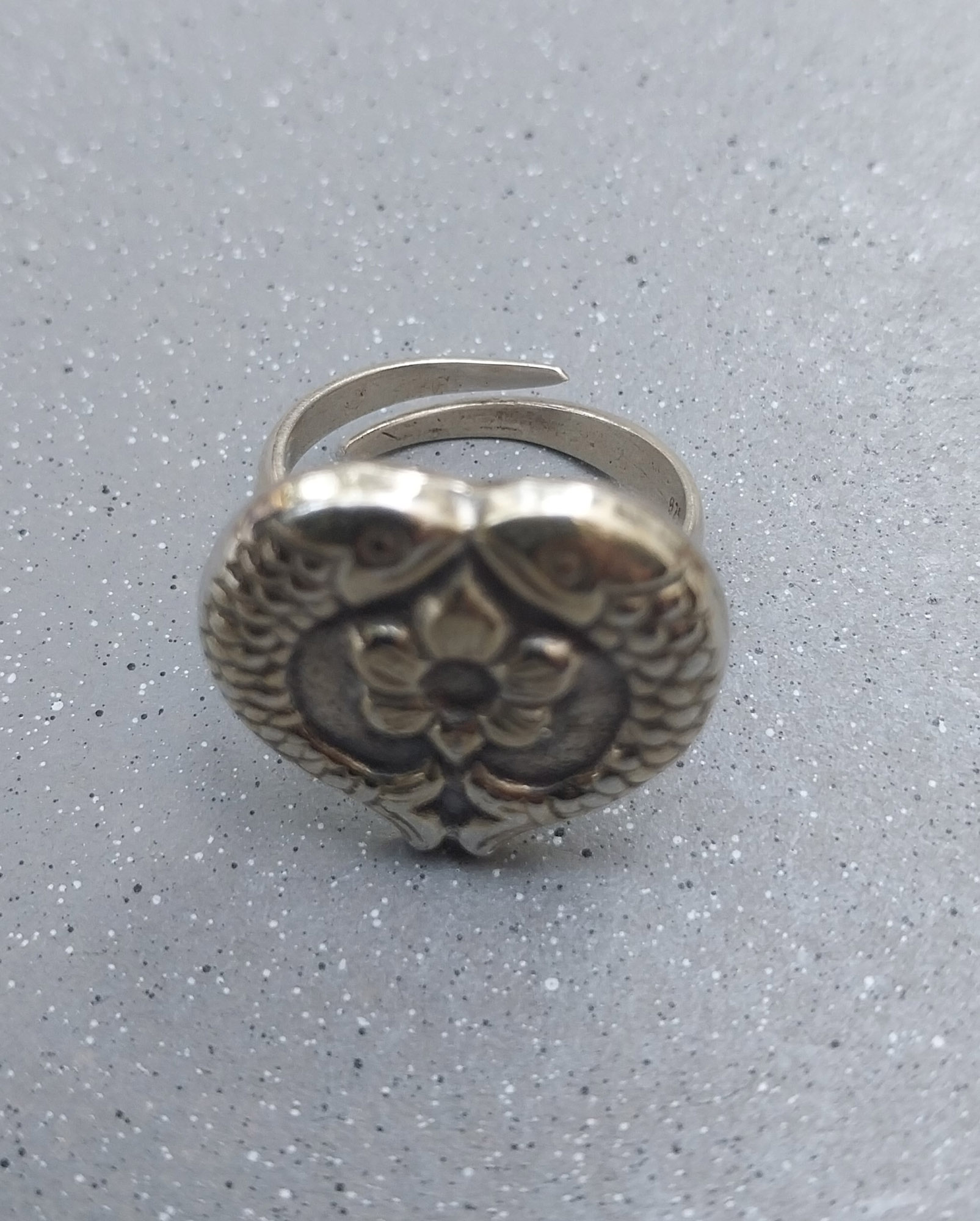 Vatave 925 Silver FIsh Ring