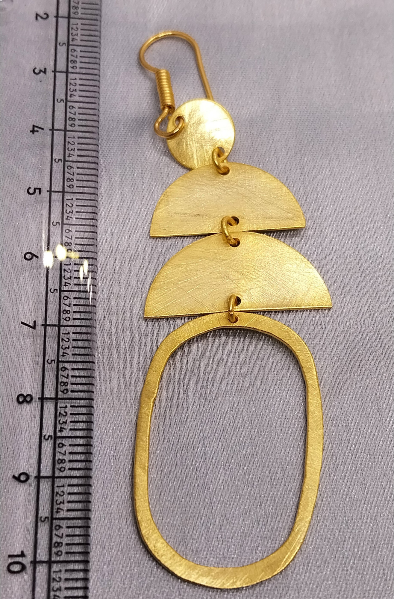 VATAVE 22k GOLD PLATED BRASS EARRING FOR GIRLS AND WOMEN