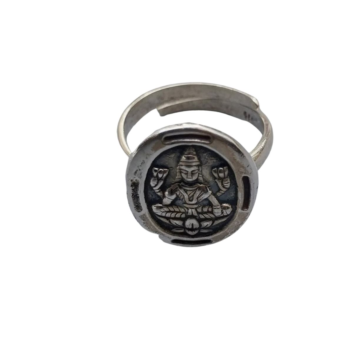 Vatave 925 Laxmi Ji Silver Ring