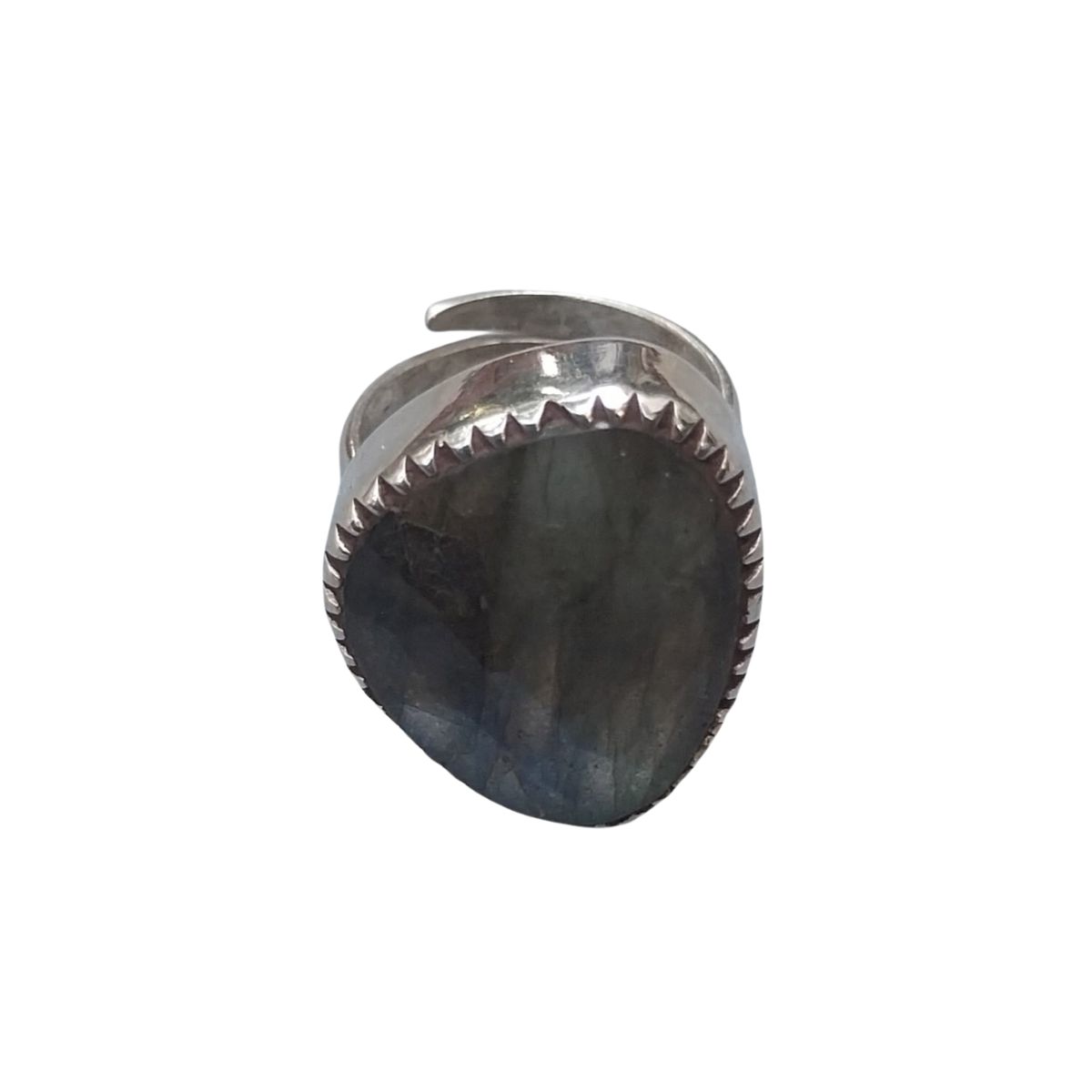 Vatave 925 Silver Ring WIth Laboride Gemstone