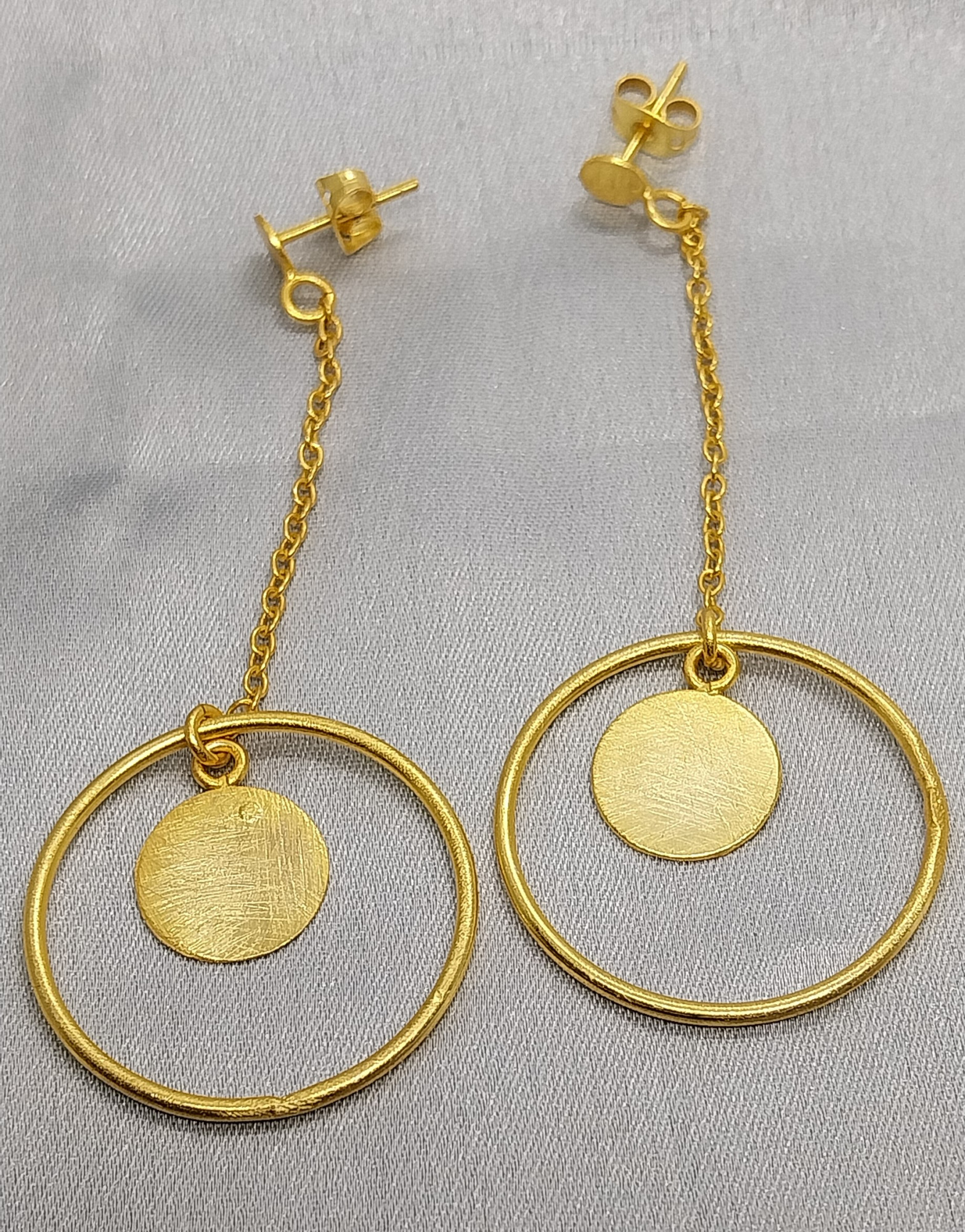 VATAVE 22k GOLD PLATED BRASS EARRING FOR ALL OCASSION