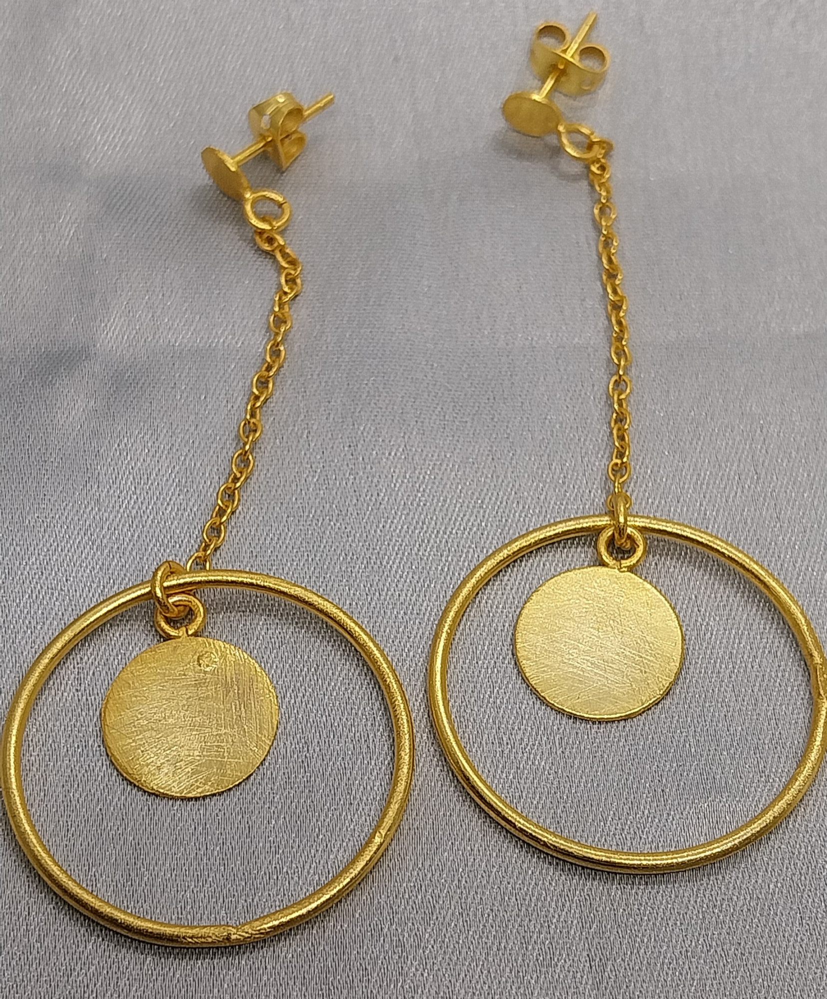 VATAVE 22k GOLD PLATED BRASS EARRING FOR ALL OCASSION