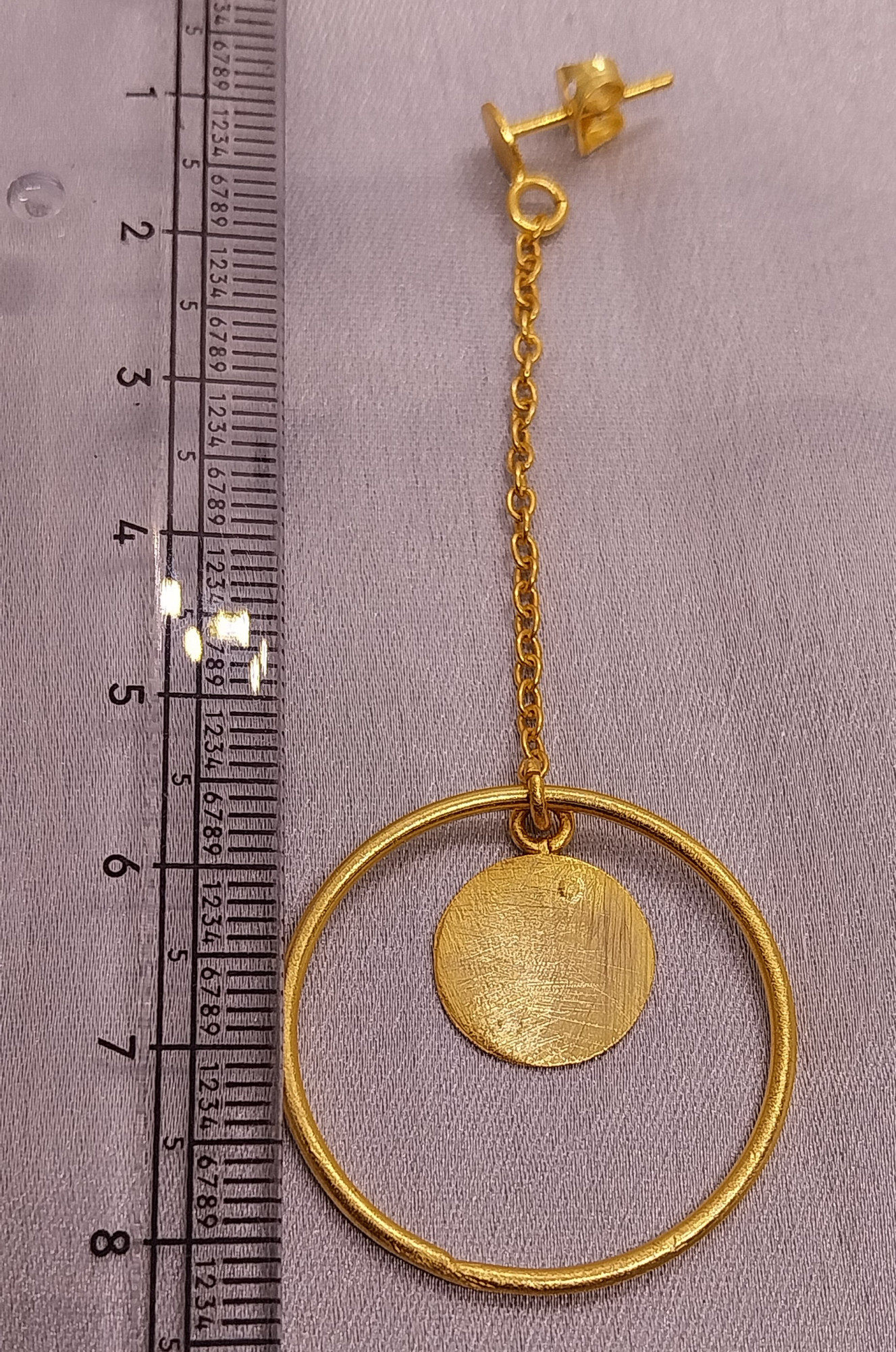 VATAVE 22k GOLD PLATED BRASS EARRING FOR ALL OCASSION