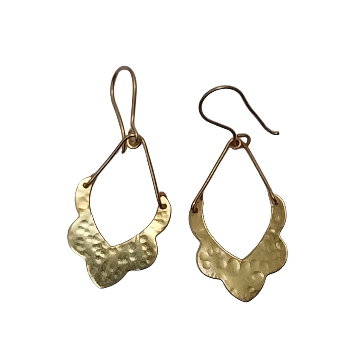 VATAVE SMALL FANCY 22k GOLD PLATED BRASS EARRINF FOR GIRLS AND WOMEN