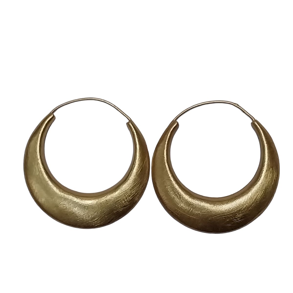 VATAVE HANDMADE CIRCLE SHAPE 22k GOLD PLATED EARRING FOR LADIES FOR ALL OCASSION