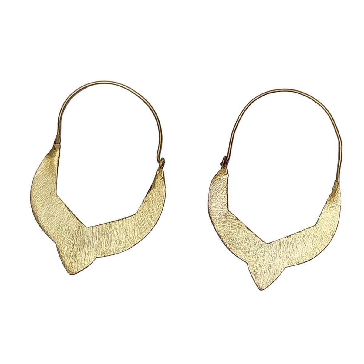 VATAVE 22k GOLD PLATED BRASS JEWELRY FANCY SHAPE EARRING FOR GIRLS AND WOMEN