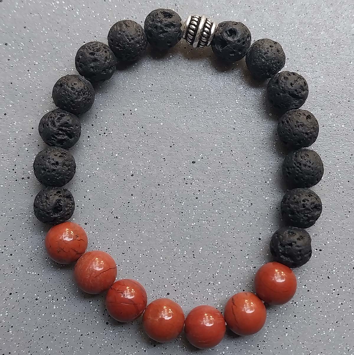 VATAVE Chakra Braclets With Red Zesper Gemstone For Healing