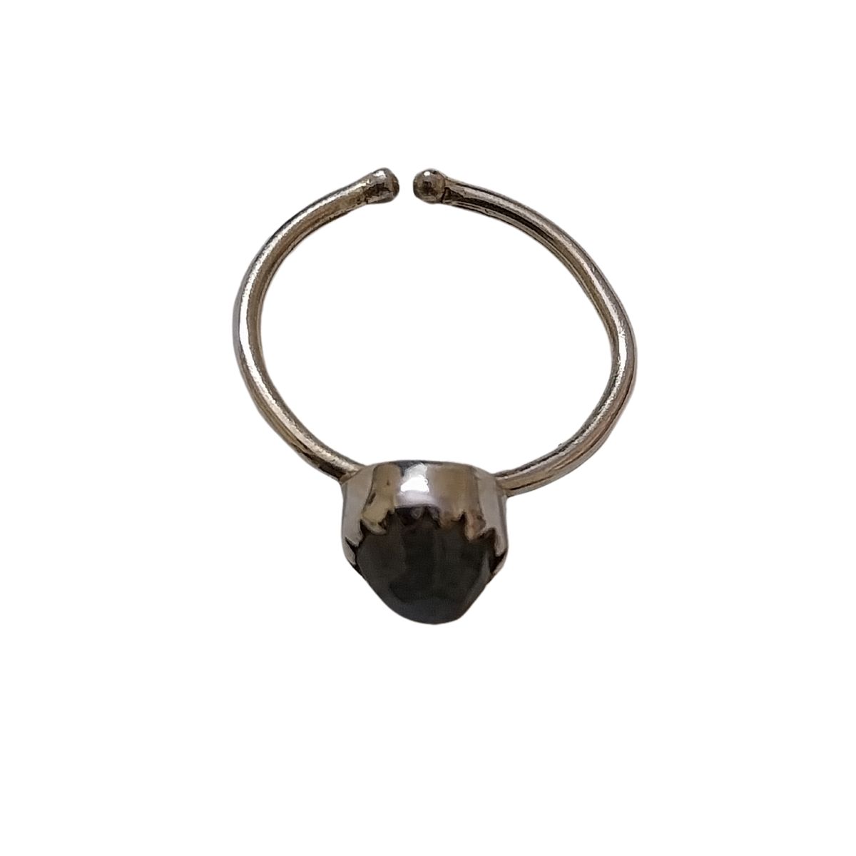 VATAVE 925 SILVER EARRING WITH ROUND SHAPE LABORIDE GEMSTONE FOR LADIES AND GIRLS