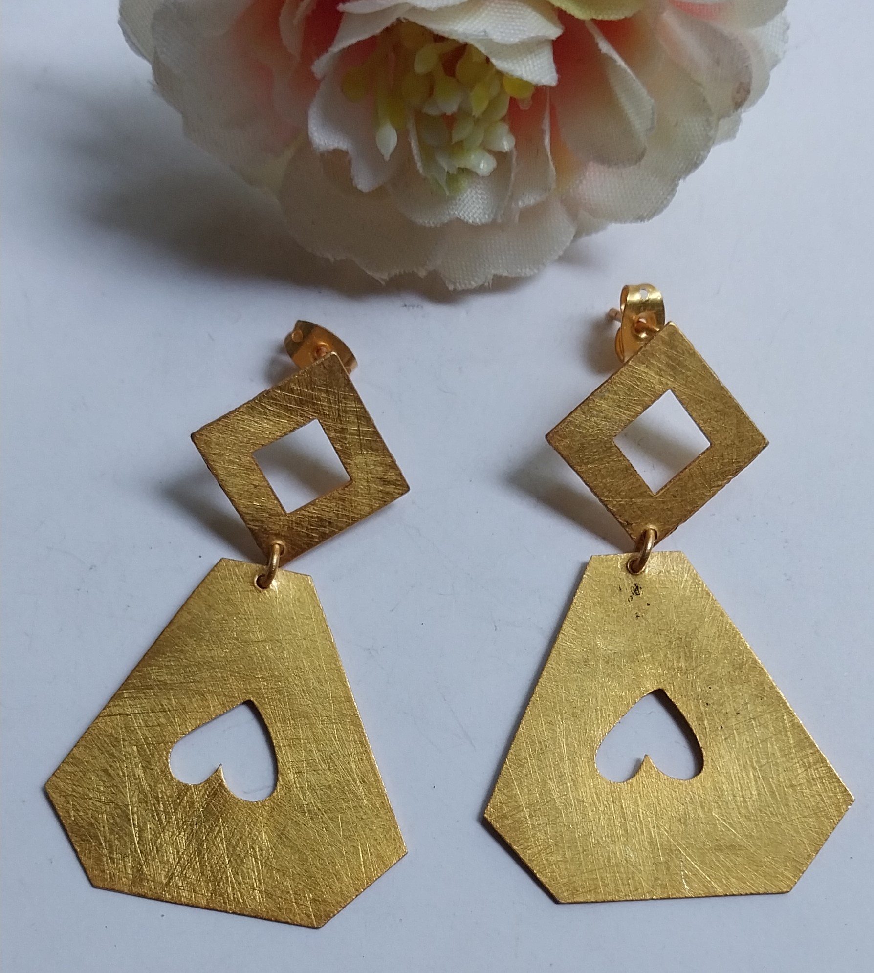VATAVE Brass Metal Earring For Girls And Ladies