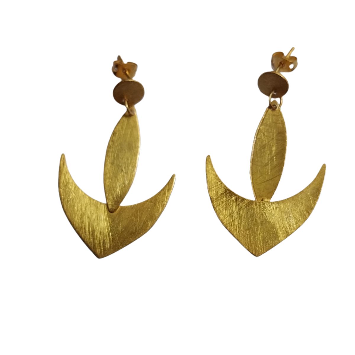 VATAVE Brass Designer Earrings For Girls And Ladies