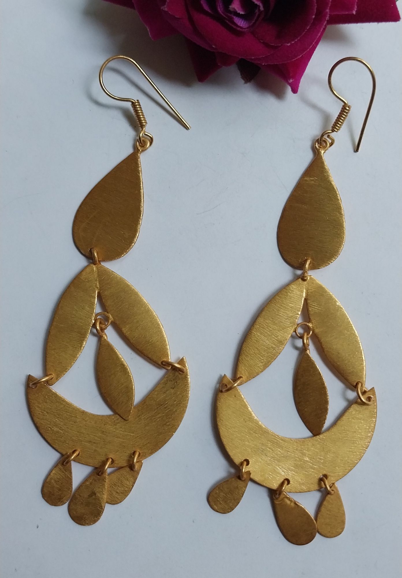VATAVE 22k Brass Designer Earrings For Girls and Women