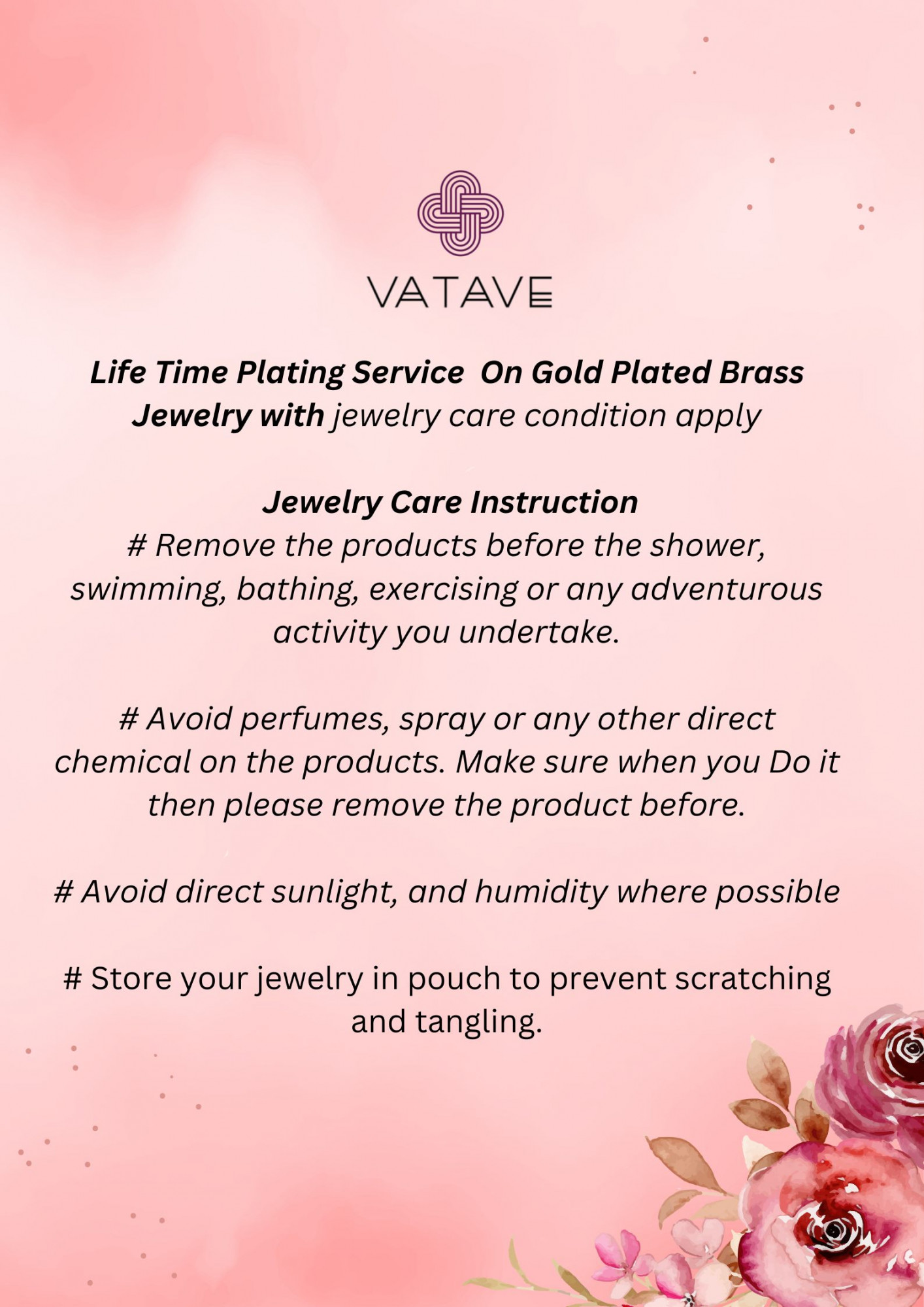 VATAVE 18k GOLD PLATED BRASS JEWELRY EARRING LONG SHAPE FOR GIRLS AND WOMEN