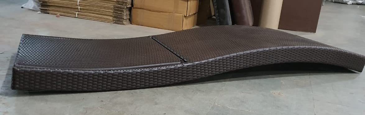 AquaRelax Foldable Swimming Pool Lounger – Dark Brown