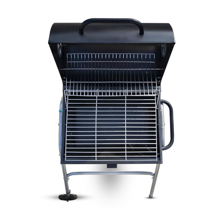 GrillPro Wheel Compact BBQ – Large Cooking Area with Accessories for Home