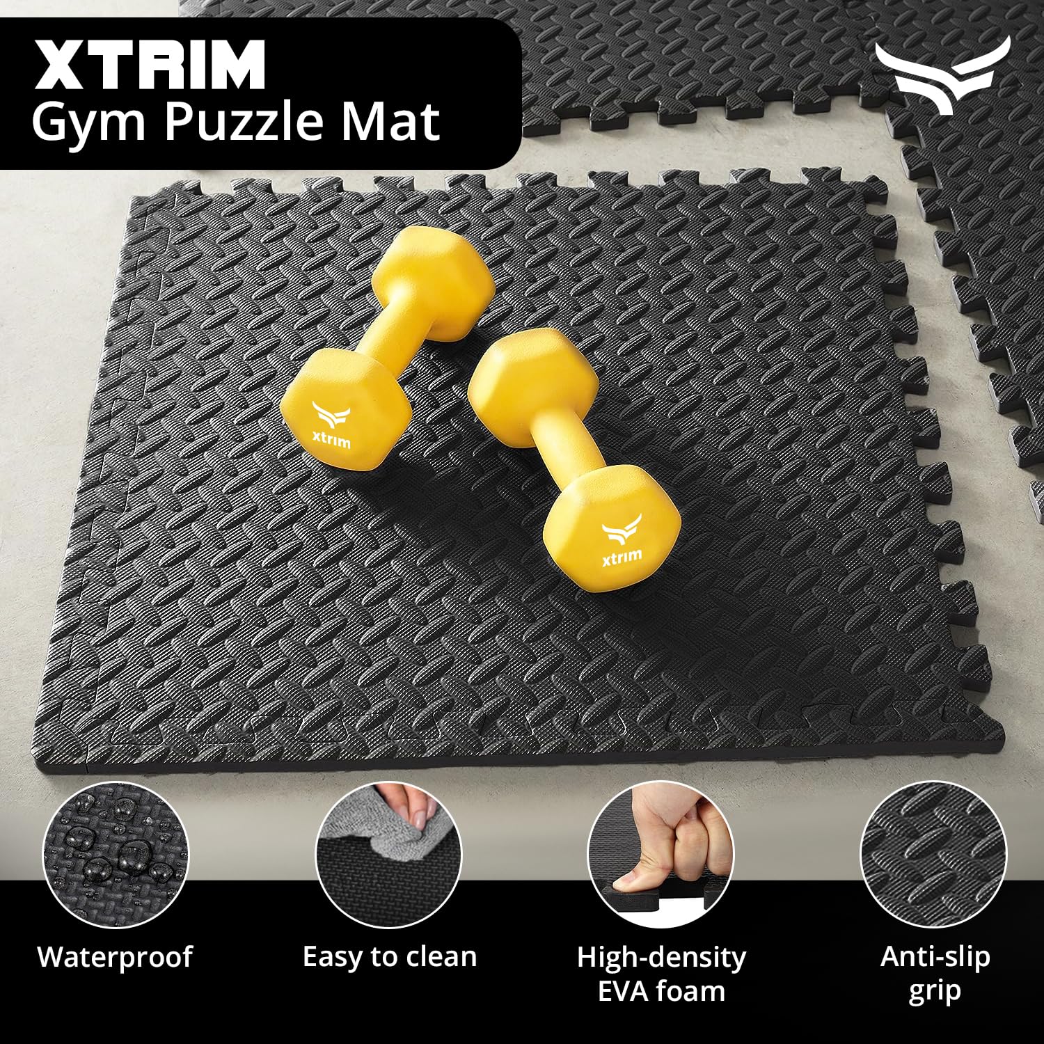 PlayGuard Protective Flooring for Kids & Home Gym