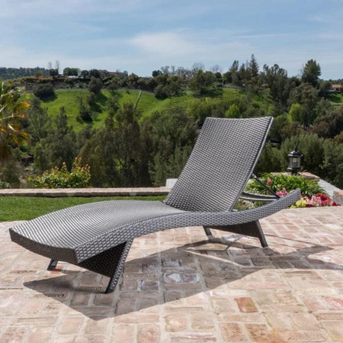 AquaRelax Foldable Swimming Pool Lounger – Dark Brown