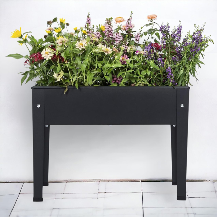 GrowElevate Metal Raised Garden Bed – Indoor & Outdoor Planter for Vegetables & Flowers