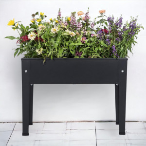Image of GrowElevate Metal Raised Garden Bed – Indoor &amp; Outdoor Planter for Vegetables &amp; Flowers