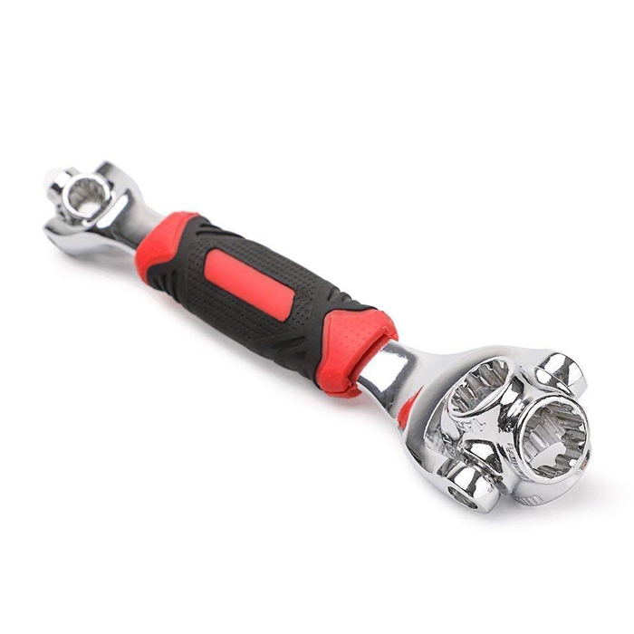 TigerGrip 2-in-1 Wrench Tool – Socket, Torx, Spline Bolts, 360° Universal Hand Tool