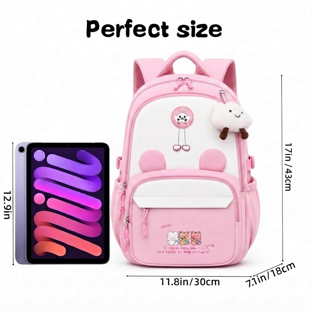 WALSON 30L Korean Laptop Backpack for Men Women Fits 17-Inch Laptop Lightweight Water-Resistant Backpack for School College Office Travel