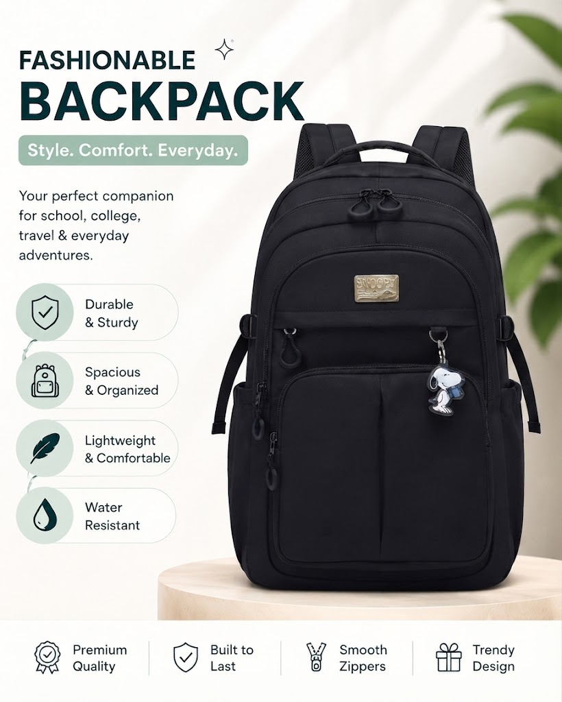 WALSON 30L Laptop Backpack for Men  Women  Fits 17 Inch Laptop  Water-Resistant School College Office  Travel Bag