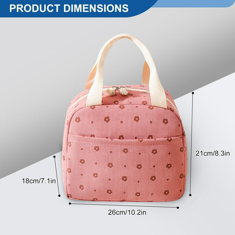 WALSON Insulated Lunch Bag  Leakproof Thermal Tiffin Tote for Men Women  Kids