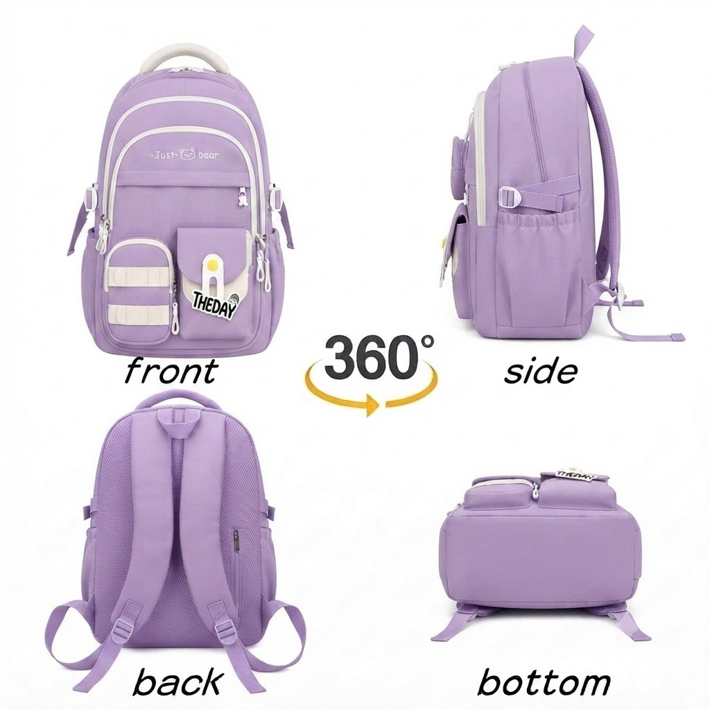 WALSON 30L Laptop Backpack for Men  Women  Fits 17 Inch Laptop  Water-Resistant School College Office  Travel Bag