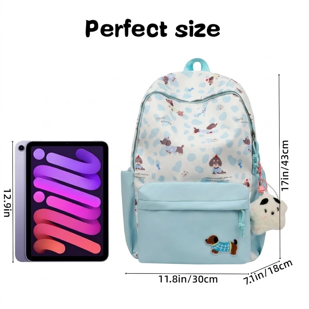 WALSON 30L Laptop Bag for Men Women Stylish Water-Resistant Backpack for School College Office Travel Fits 17-Inch Laptop