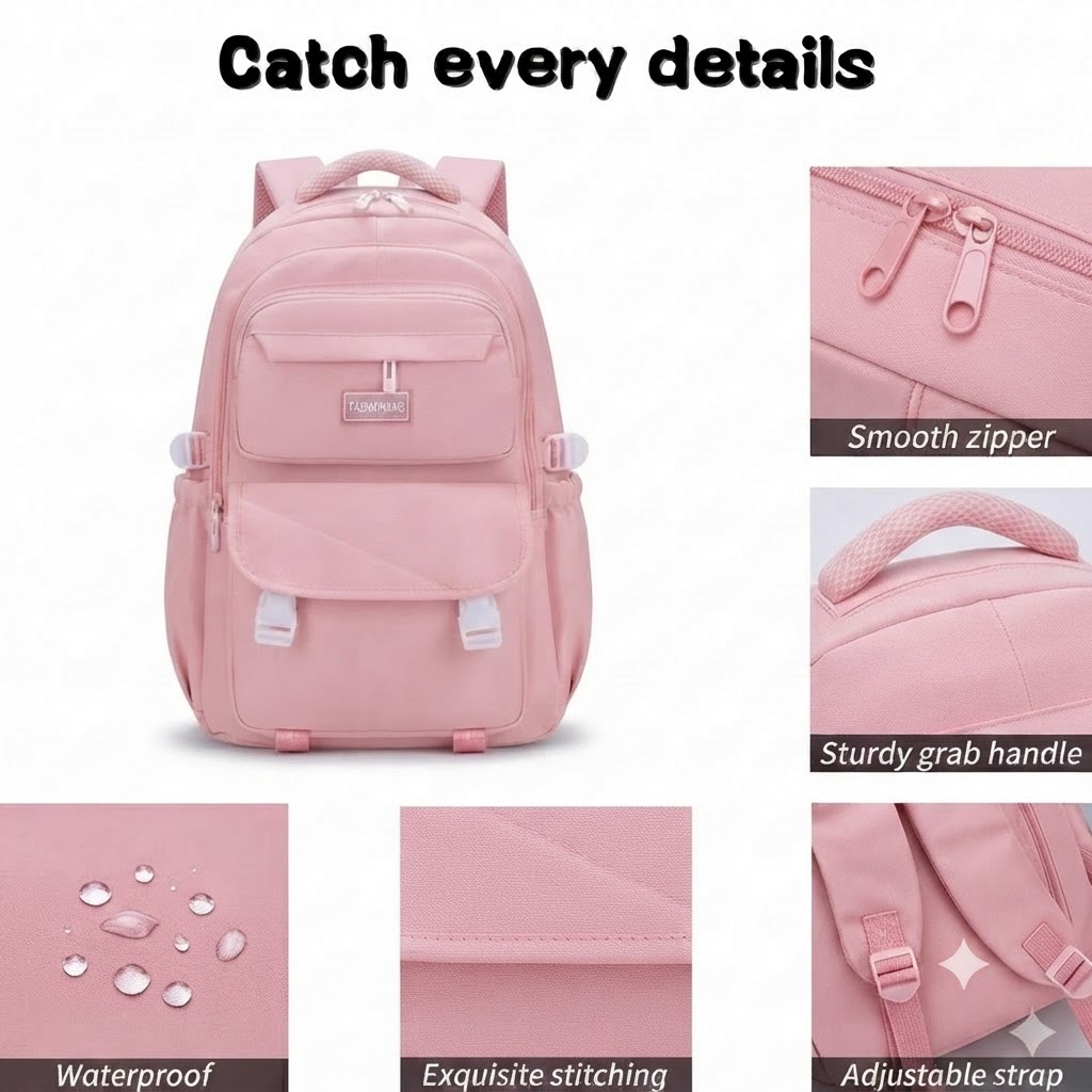 WALSON 30L Laptop Backpack for Men Women Fits 17 Inch Laptop Water-Resistant School College Office Travel Bag