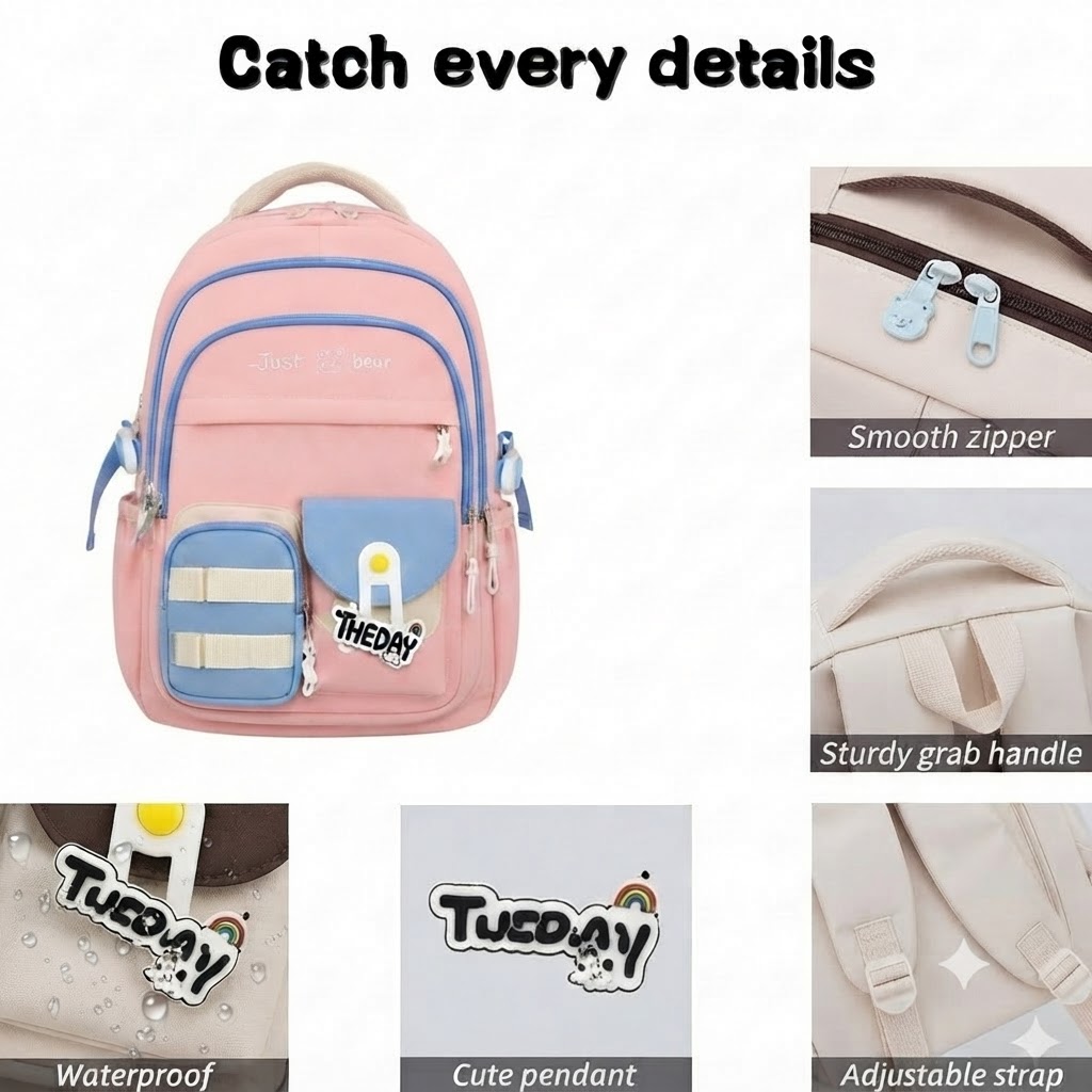 WALSON 30L Laptop Backpack for Men  Women  Fits 17 Inch Laptop  Water-Resistant School College Office  Travel Bag