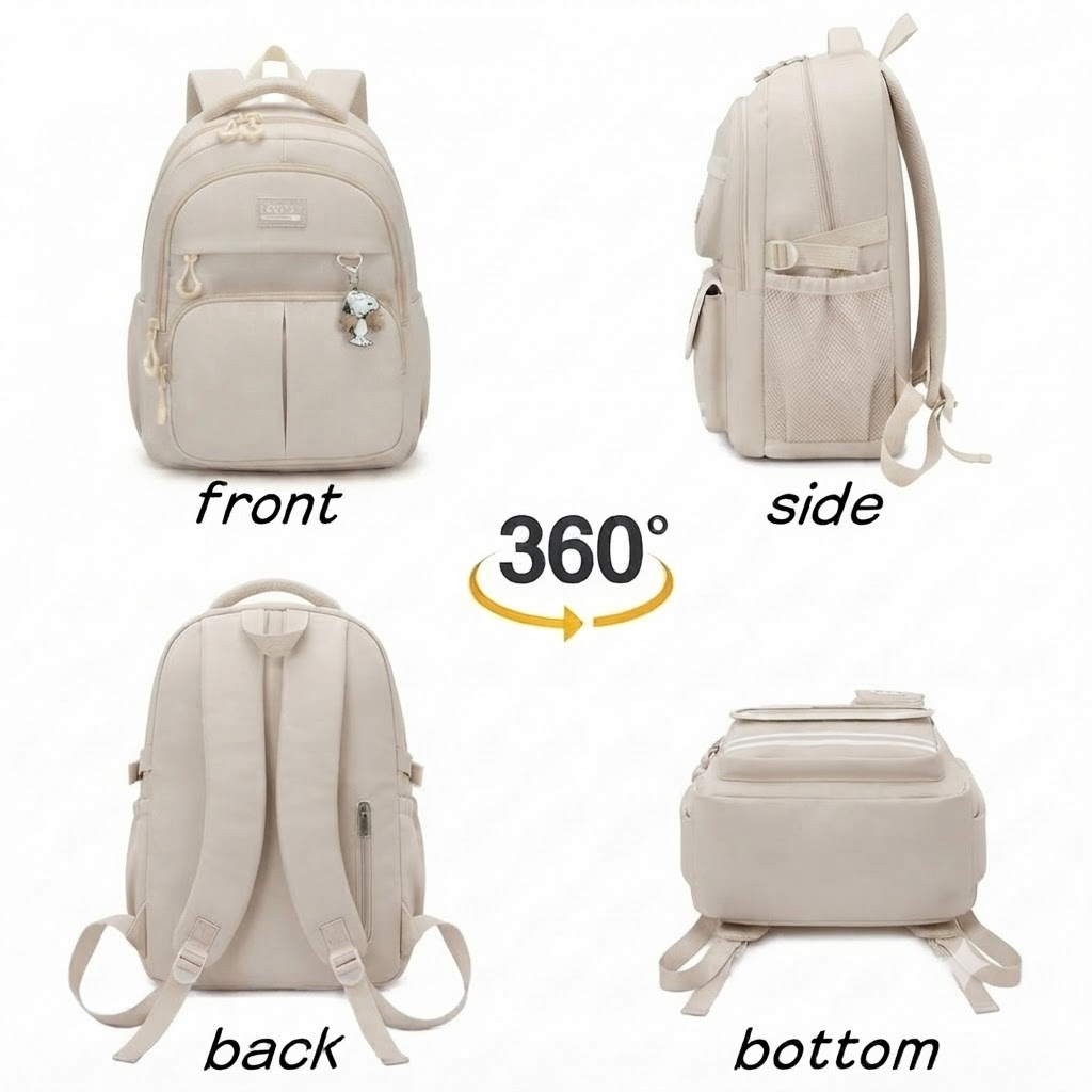 WALSON 30L Laptop Backpack for Men Women Fits 17 Inch Laptop Water-Resistant School College Office Travel Bag