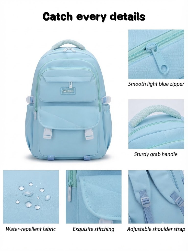 WALSON 30L Laptop Backpack for Men  Women  Fits 17 Inch Laptop  Water-Resistant School College Office  Travel Bag