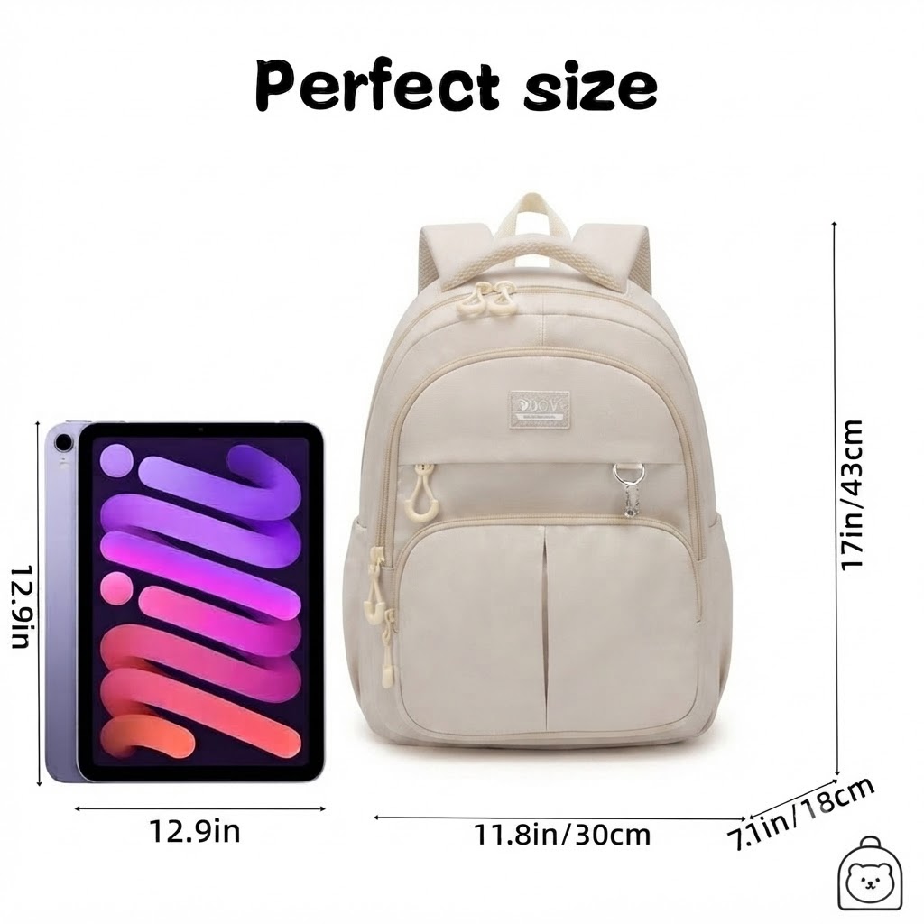WALSON 30L Laptop Backpack for Men  Women  Fits 17 Inch Laptop  Water-Resistant School College Office  Travel Bag