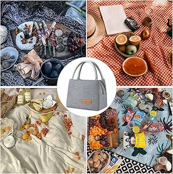 WALSON Insulated Lunch Bag Leakproof Thermal Tiffin Tote for Men Women Kids