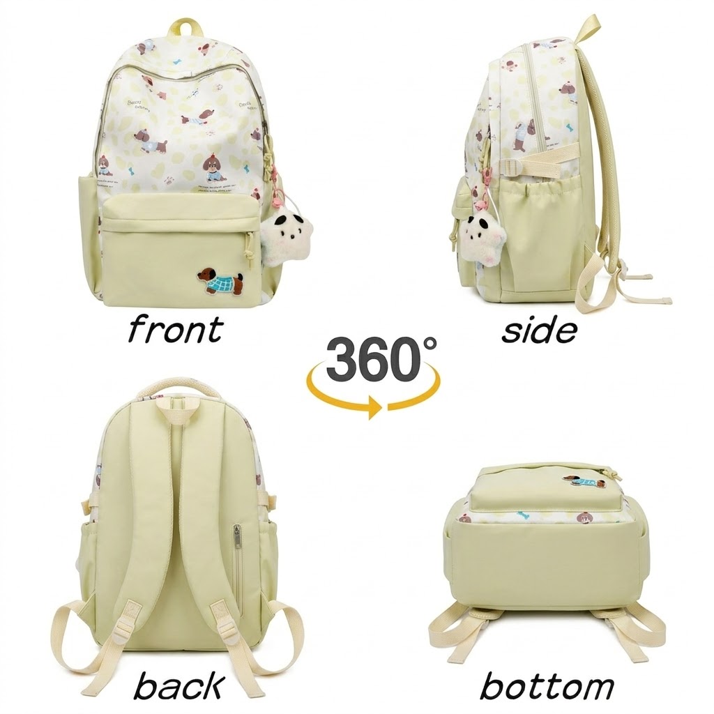 WALSON 30L Laptop Bag for Men Women Stylish Water-Resistant Backpack for School College Office Travel Fits 17-Inch Laptop