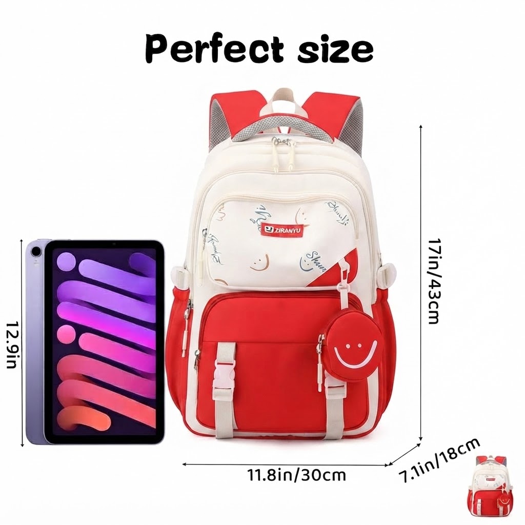 WALSON 30L Laptop Bag for Men Women Stylish Water-Resistant Backpack for School College Office Travel Fits 17-Inch Laptop