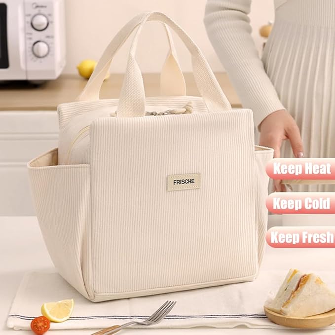 WALSON Insulated Lunch Bag Leakproof Thermal Tiffin Tote for Men Women Kids